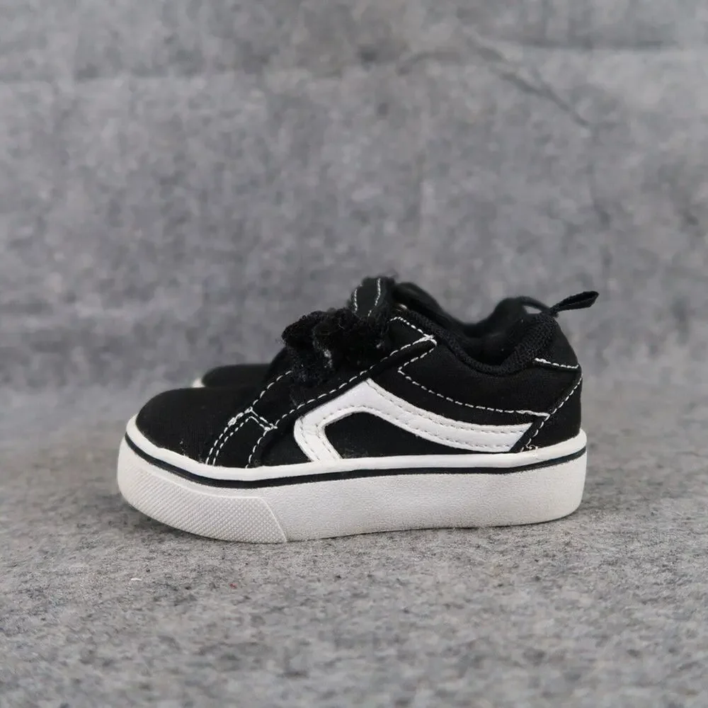 Wonder Nation Shoes Kid 5 Sneaker Active Casual Double Strap Black White Toddler
